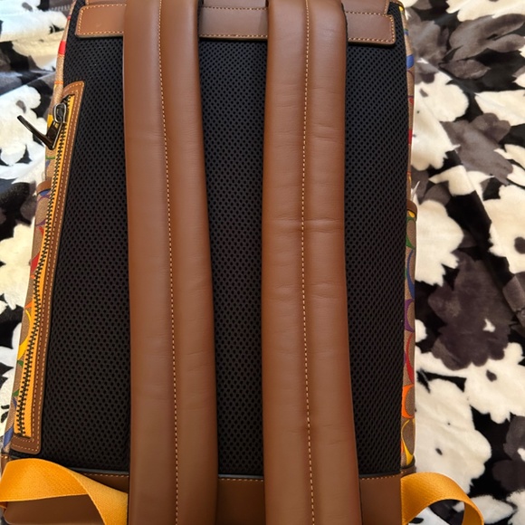 Multicolor coach backpack